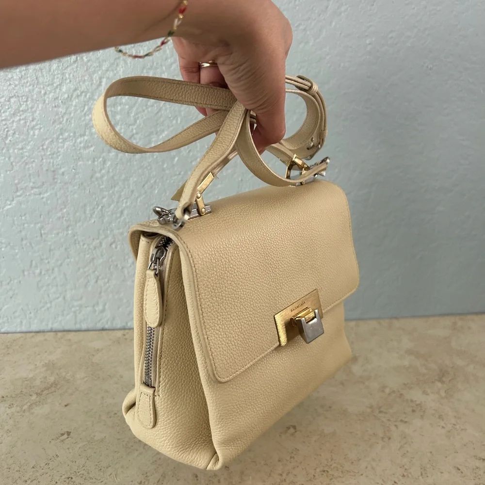 SOLD BALENCIAGA Le Dix leather handbag - Picture 6 of 16